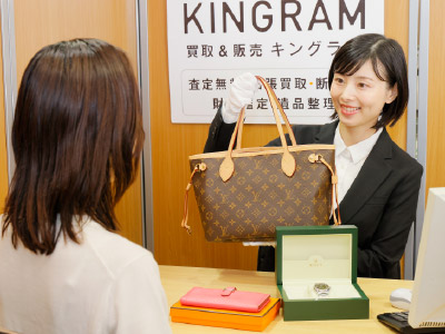 ご来店・査定の様子