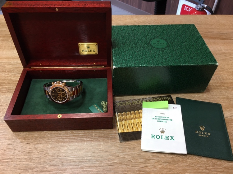 ロレックス デイトナ １６５２３ ボックス - ブランド腕時計