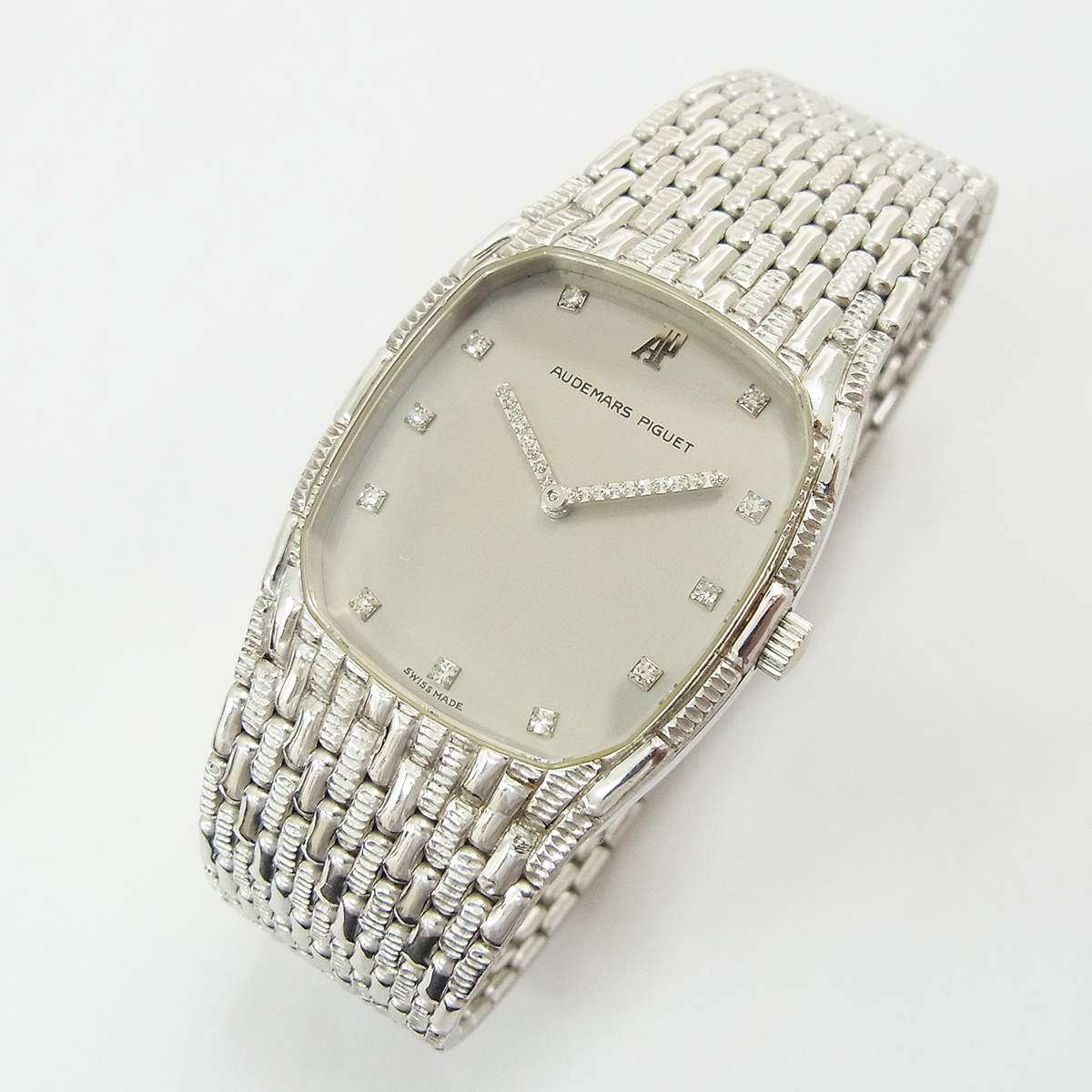 オーデマ・ピゲ コブラ AUDEMARS PIGUET 手巻き 腕時計 WG ダイヤ ホワイトゴールド - ブランド腕時計