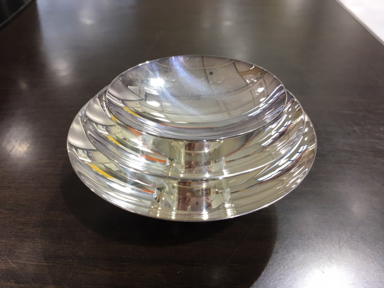 銀杯３段重ね 純銀製品 – キングラム