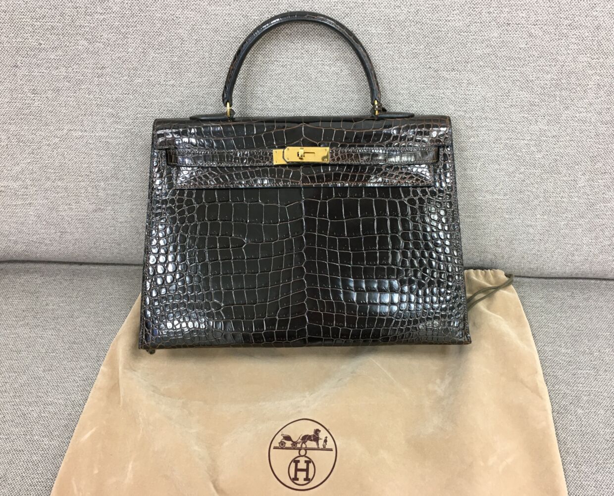 エルメス クロコ ケリーバッグ – キングラム