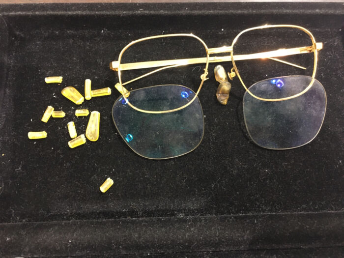 【ねこさま専用】サングラス　メガネ18K 750