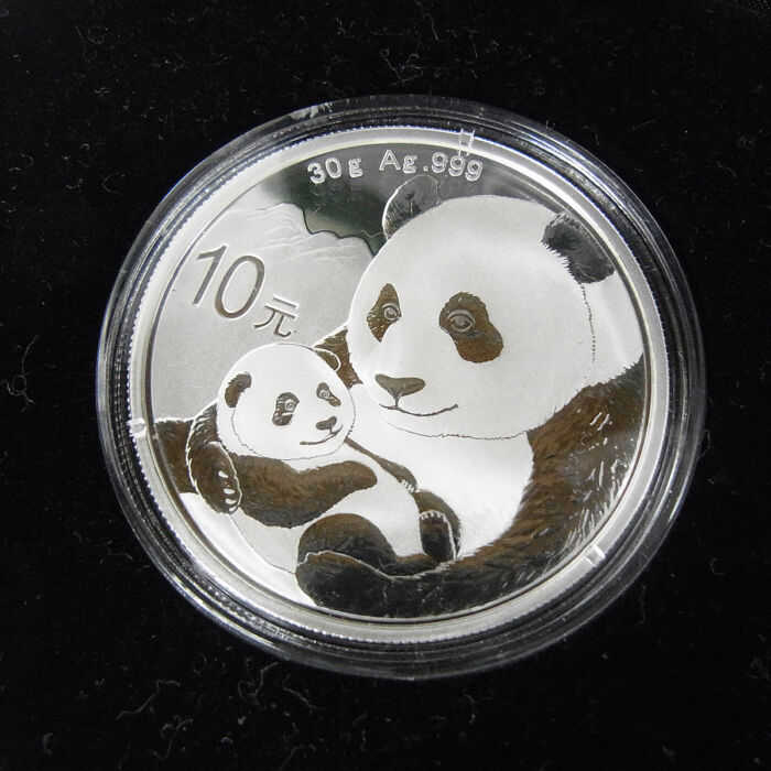 2019年 中国 10元 パンダ銀貨