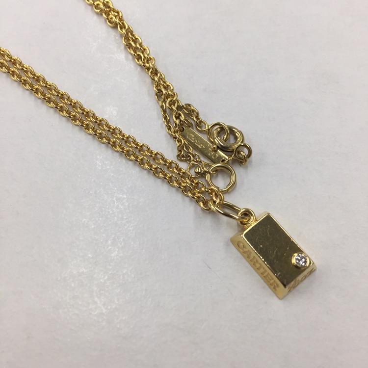 Cartier カルティエ インゴット ネックレス 証明書付き