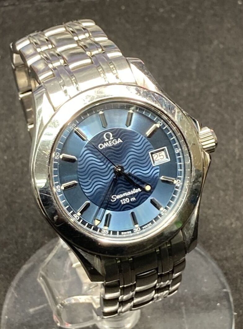 オメガ omega seamaster 200m クォーツ ジャンク オメガ シーマスター