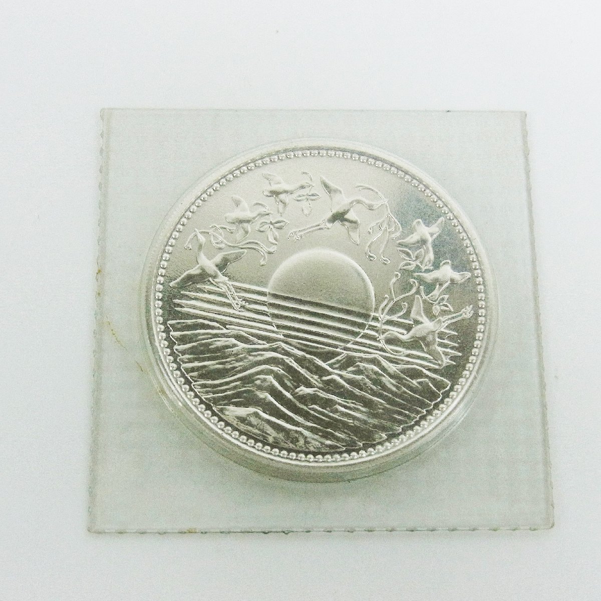 天皇陛下御在位60年記念１万円銀貨・ブリスターパック入り2枚 - 貨幣
