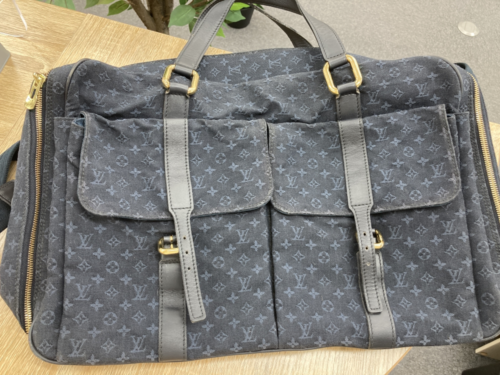 Louis Vuittonルイヴィトン クロディーヌ M42331ボストンバッグ ルイヴィトン クロディーヌ M42331 モノグラムミニ/TSTブルー s付