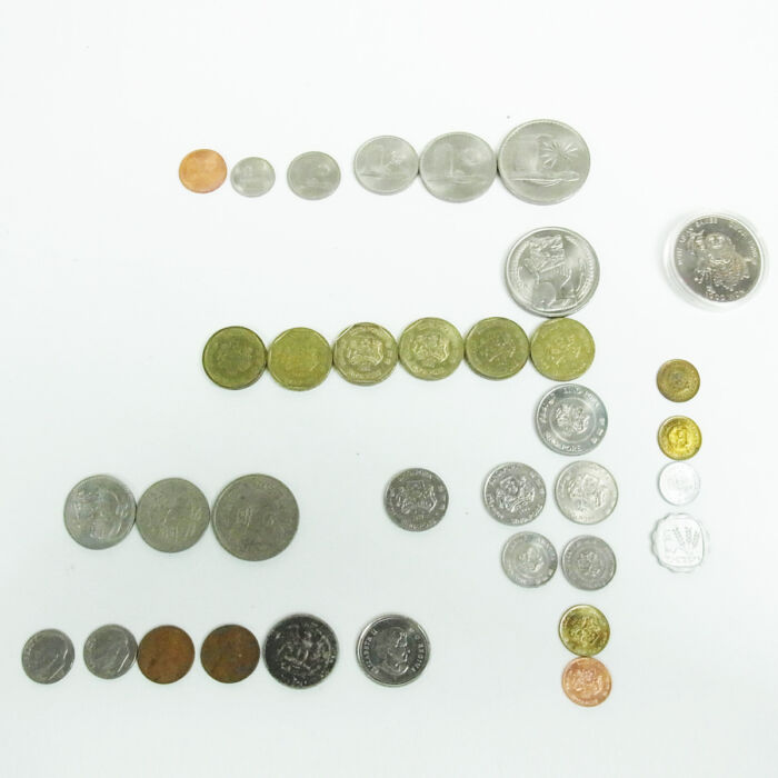 外国硬貨 古銭 まとめ 計35枚 セット コレクション 韓国 ウォン
