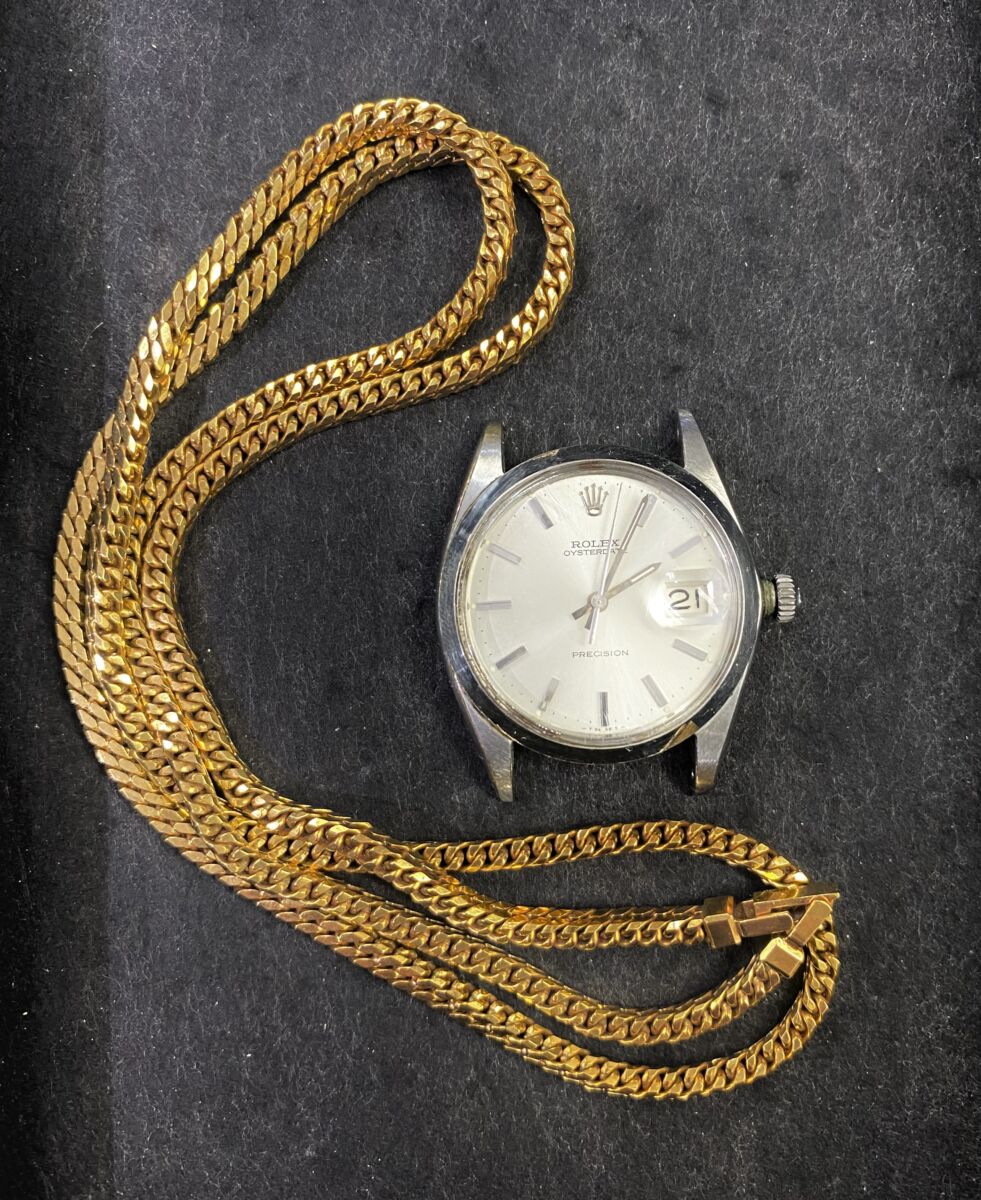 ジャンク ロレックス Rolex 時計 貴金属 ｋ18 ネックレス – キングラム