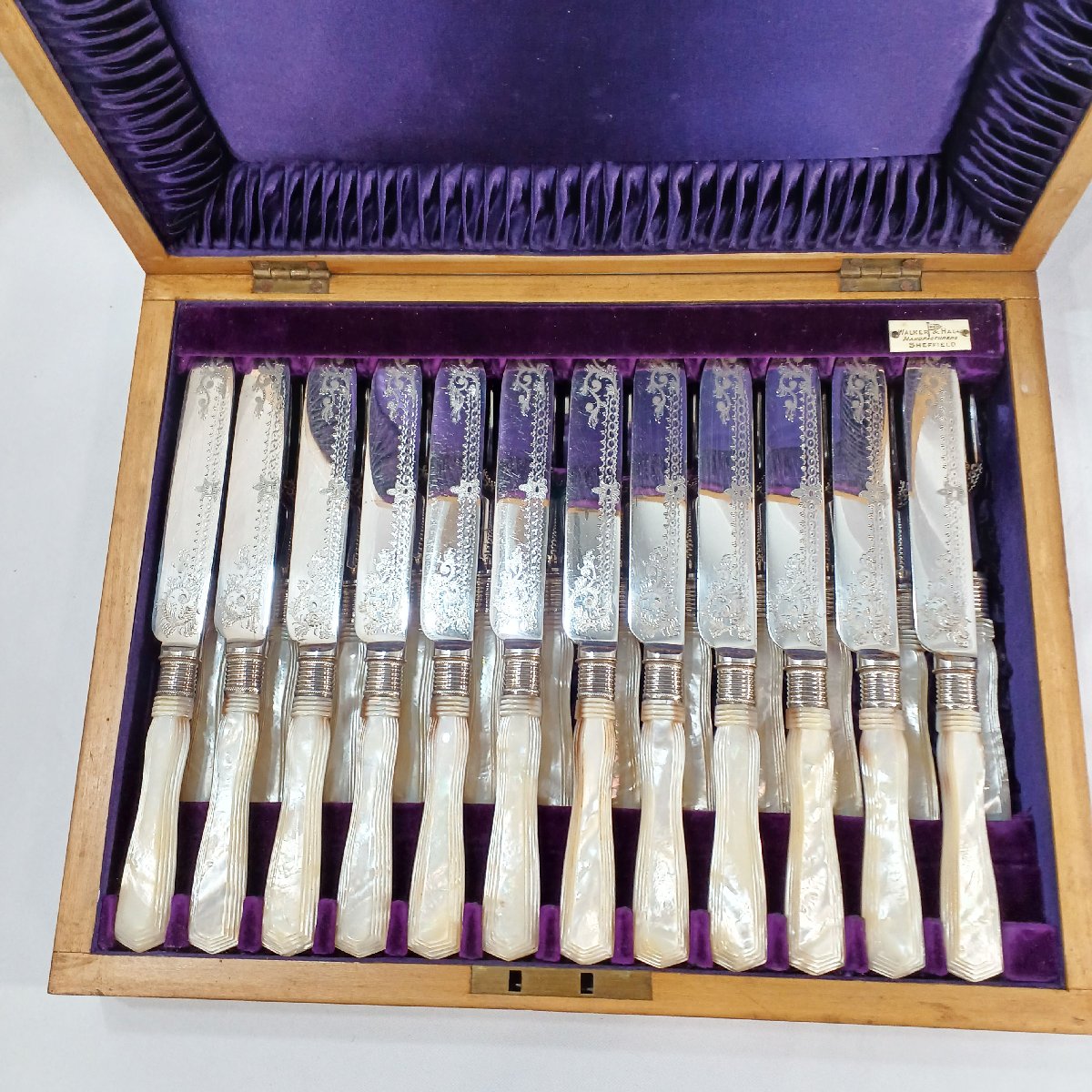 【Walker & Hall】カトラリーセットナイフ / フォーク Walker & Hall ウォーカー&ホール アンティーク カトラリーセット