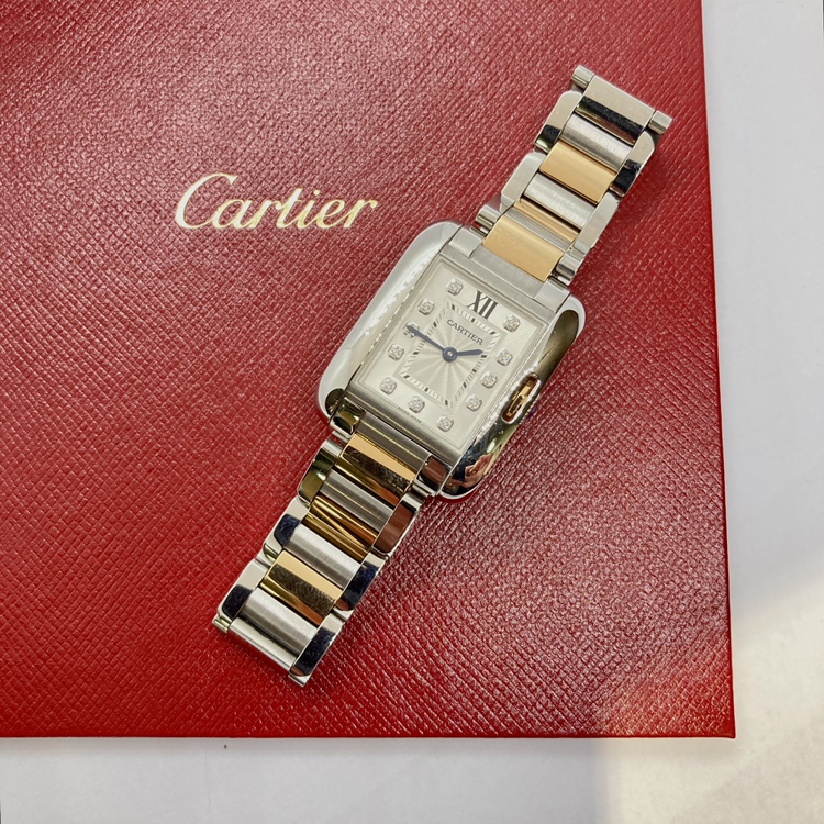 Cartier - カルティエ CARTIER WT100025 タンクアングレーズLM