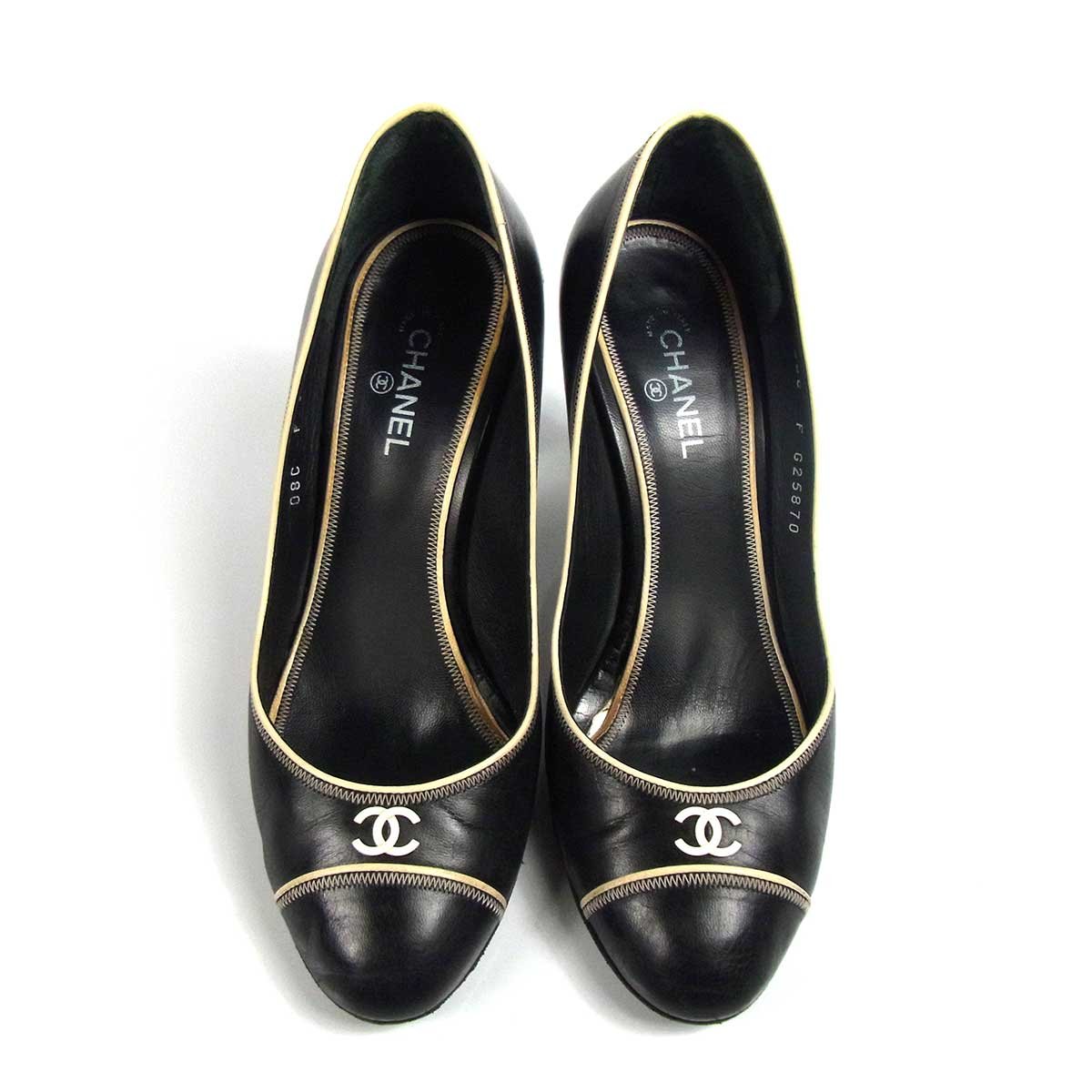 CHANEL シャネル ヒールパンプス/G25870 – キングラム