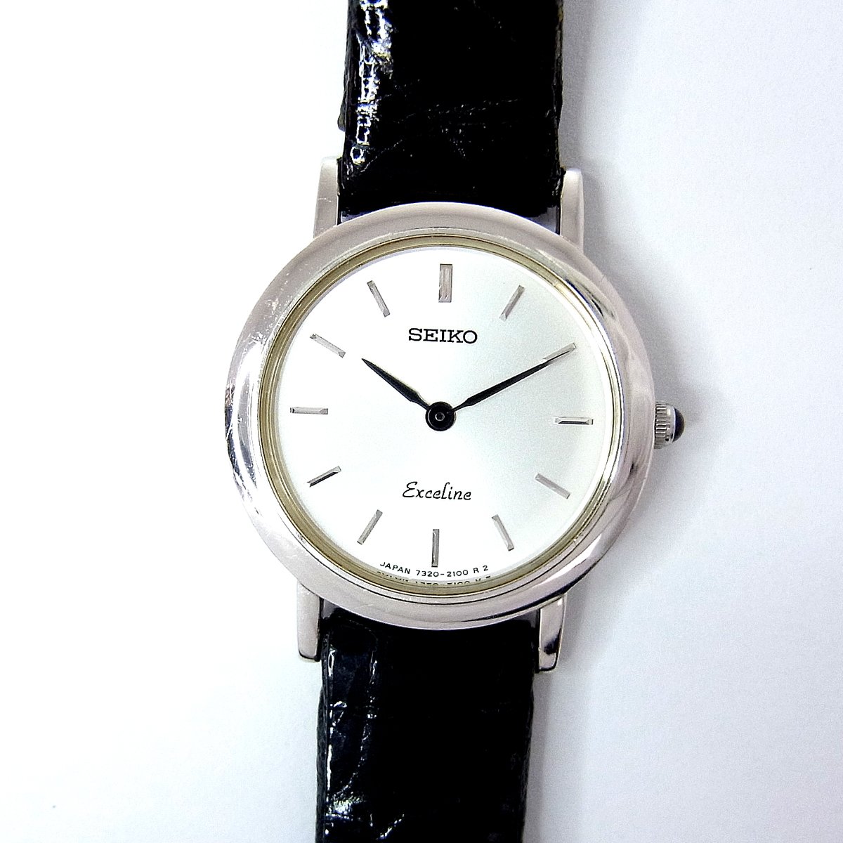 28,000円セイコーエクセリーヌ18KT腕時計