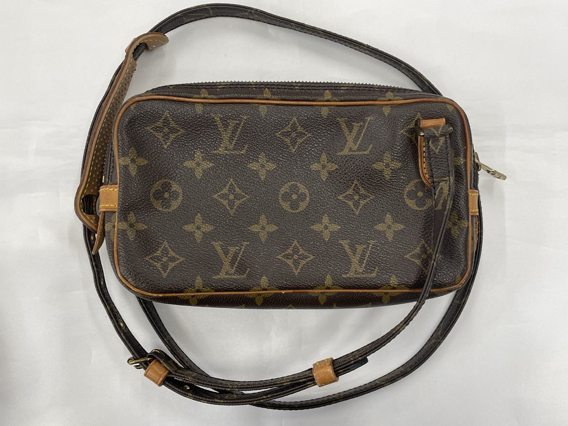 ルイヴィトン M51828 ポシェット マルリーバンドリエール モノグラム 本革 LOUIS VUITTON（ルイ・ヴィトン） ポシェット マルリー バンドリエール