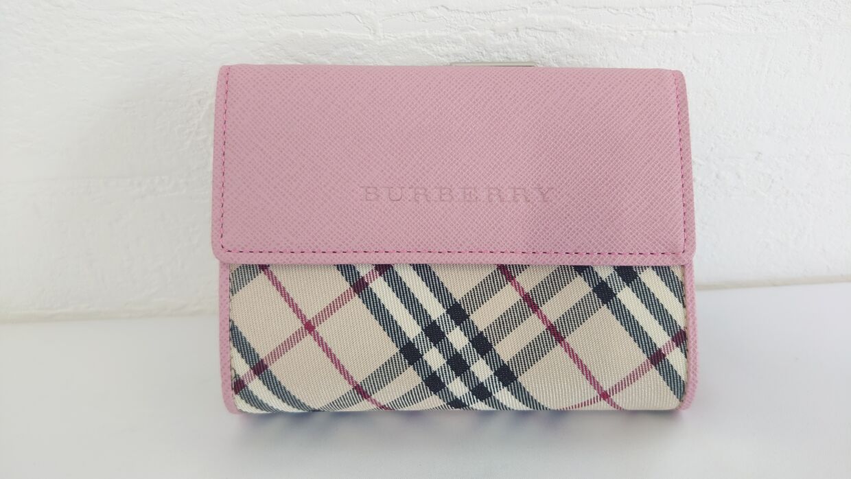 BURBERRY バーバリー ノバチェック 二つ折り がま口財布 – キングラム