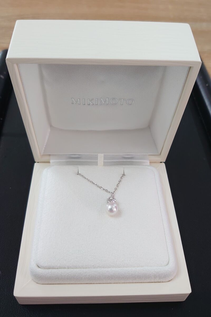 MIKIMOTO ミキモト K18 パール ネックレス – キングラム