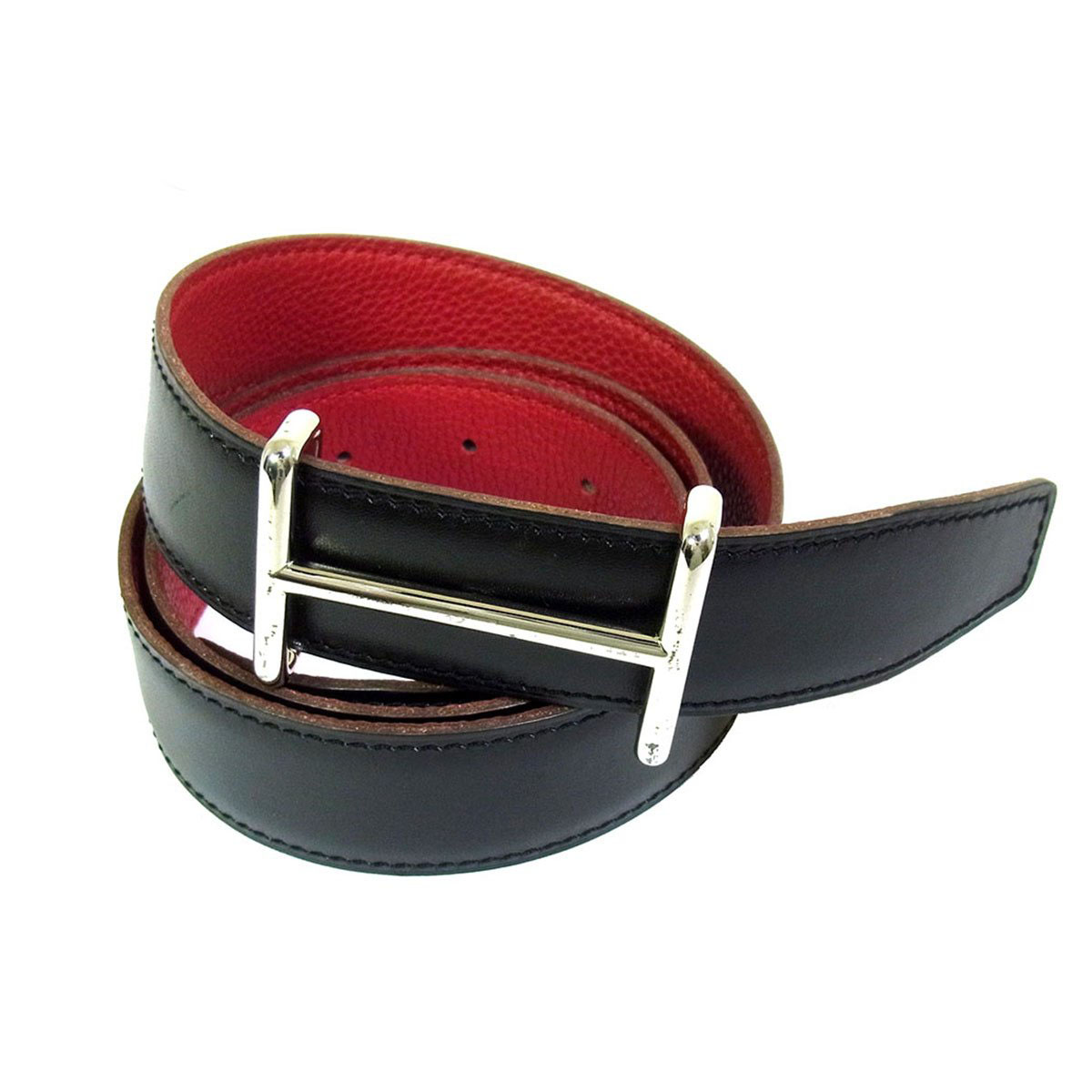 エルメス Hバックル リバーシブルベルト X刻印