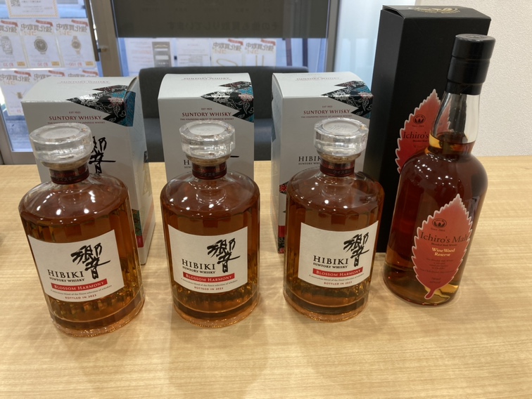 響ブロッサムハーモニー2023 3本・イチローズモルト ワインウッド