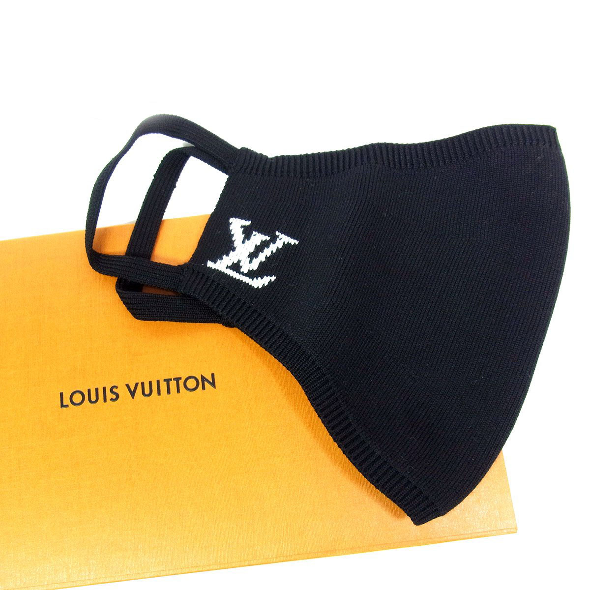 LOUIS VUITTON ルイヴィトン ポリアミド マスク マイユ ブラック ルイ