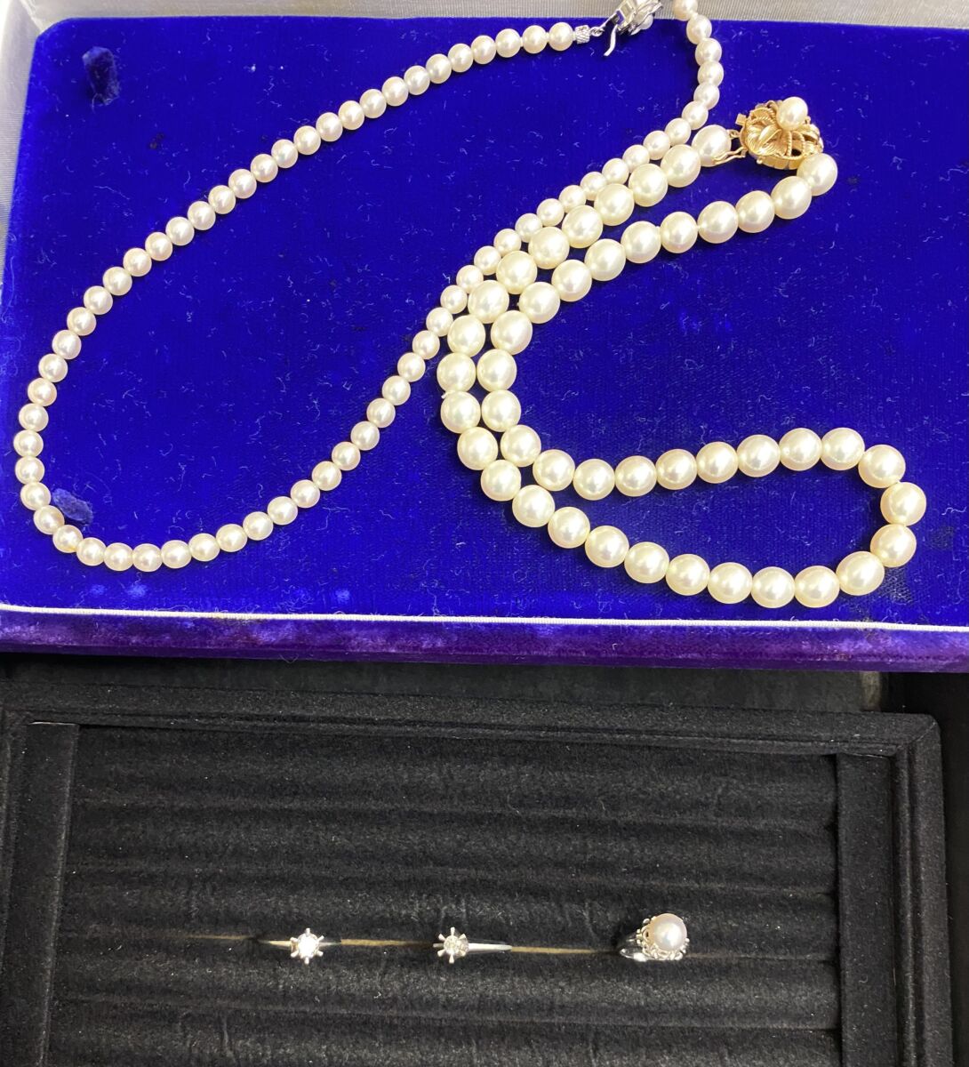 貴金属 金k24k18k14真珠ダイヤモンド ネックレスリング 貴金属 金k24k18k14真珠ダイヤモンド ネックレスリング