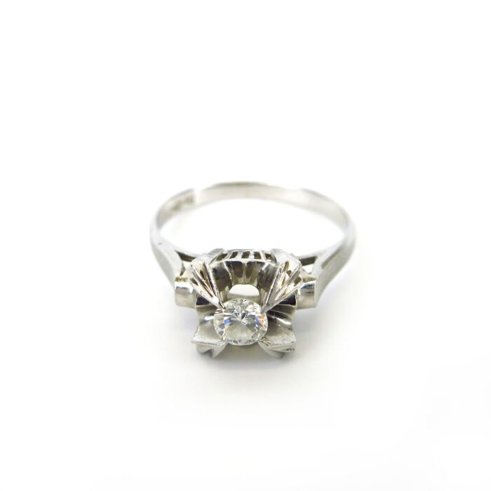 Pt900 ダイヤリング 0.19ct 約10号 – キングラム
