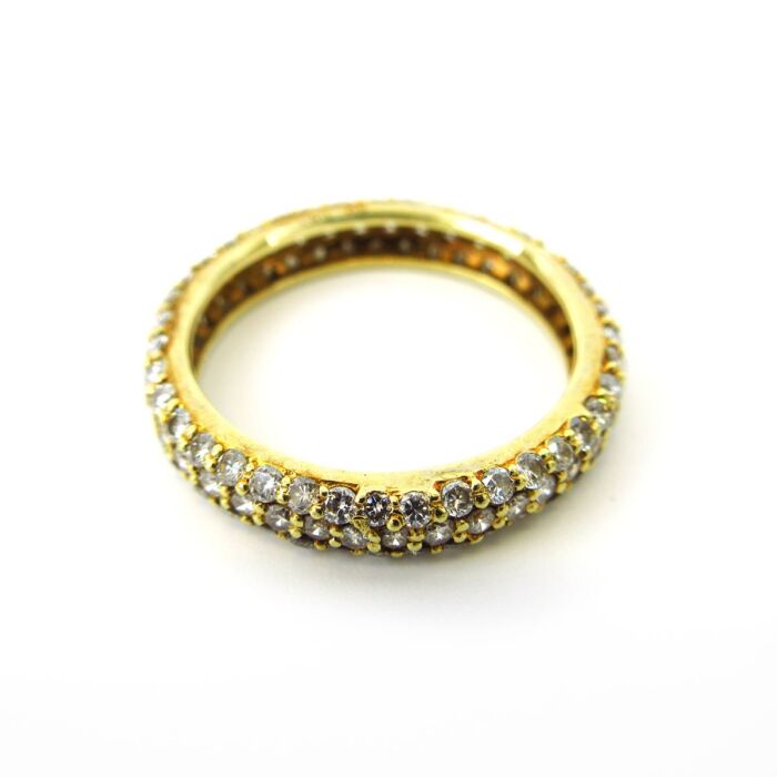 K18 パヴェ ダイヤリング 1.43ct 約13号 – キングラム K18 パヴェ ダイヤリング 1.43ct 約13号 – キングラム