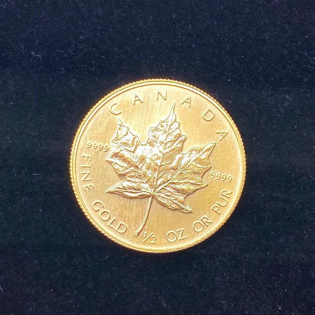 キングラム和泉府中_K24メイプルリーフ金貨_金相場高騰中_kingramizumifuchu