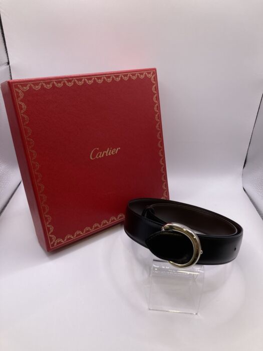 CARTIER カルティエ パンテール レザー ベルト 牛革 レディース