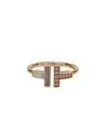 Tiffany & Co. K18YG Tワイヤー リング 4.4g 130,000円