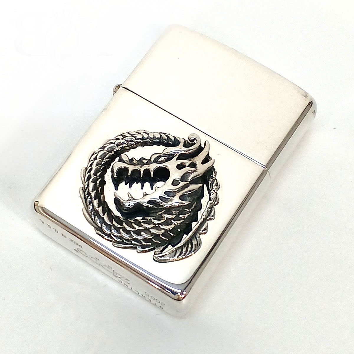 Zippo スターリングシルバー ドラゴンモチーフ – キングラム