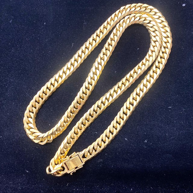 キングラム和泉府中_K186面W喜平ネックレス150g_金相場高騰中_kingramizumifuchu