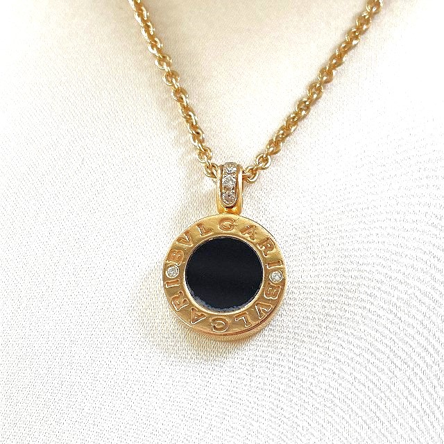 キングラム和泉府中_ブルガリオニキスシェルペンダントネックレス750_高額買取中_kingramizumifuchu