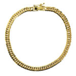 K18　喜平　６面カット　ブレスレット　A122000　