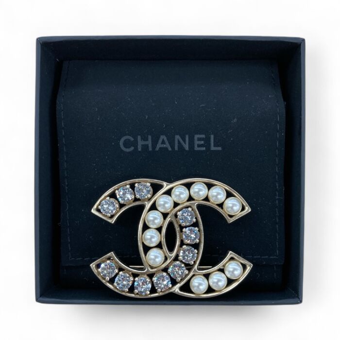 ココマーク パール＆ストーン ブローチ 6万買取