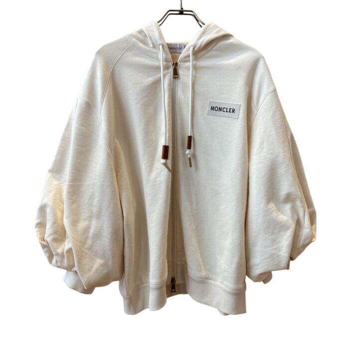 モンクレール 8G000 37 89A1K ZIP UP CARDIGAN 白 104940円 (1)