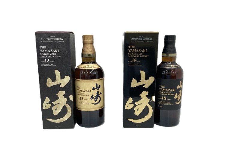 山崎12年 山崎18年 箱・ホロ有り 700ml – キングラム