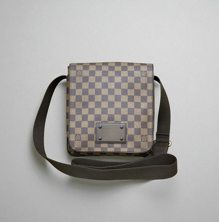 Louis Vuitton ヴィトン ダミエ ブルックリンPM N51210 楽天市場】ルイヴィトン ダミエ ブルックリン PM N51210