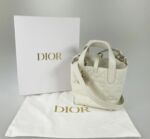 ディオール Dior カナージュ マクロ バーティカル ナノ レザー ショルダーバッグ ftj【中古】