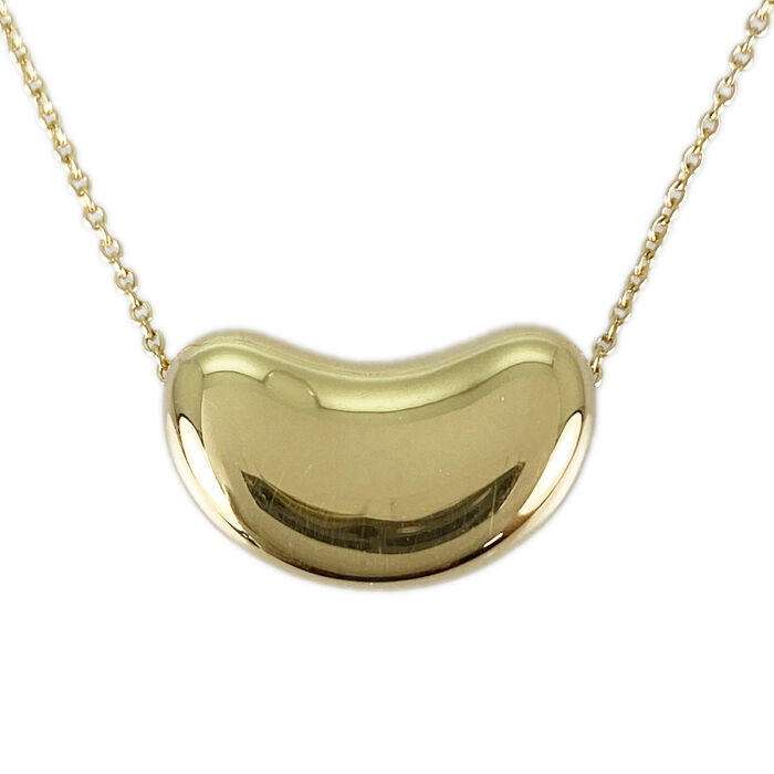 750(K18)ビーン型 ネックレス Tiffany&Co. K18 ビーン ネックレス – キングラム