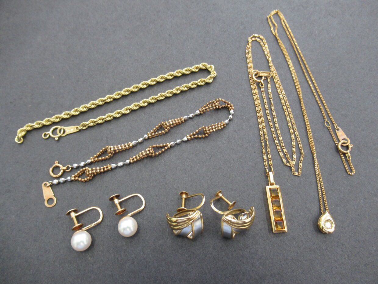 K18 Pt900 Pt850 金プラチナ コンビ アクセサリー高価格買取り