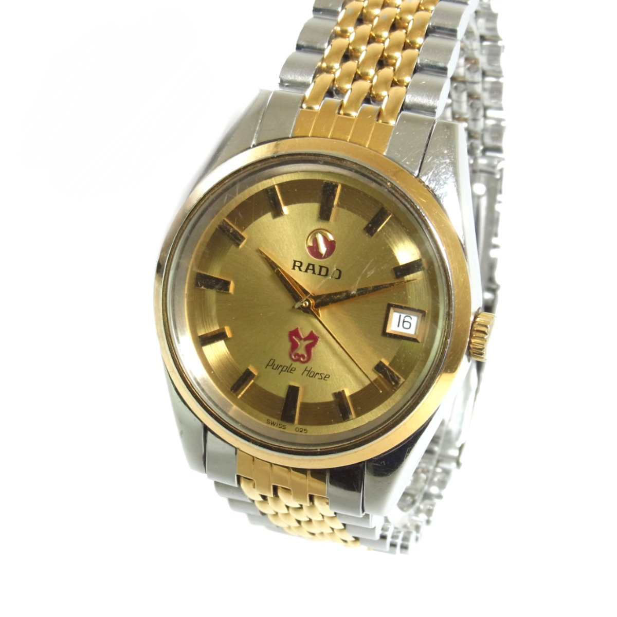 ラドー 2本セット(手巻き時計 パープルホース)と(自動巻 ゴールデン