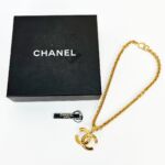 シャネル ココマーク チェーン ネックレス ゴールド系