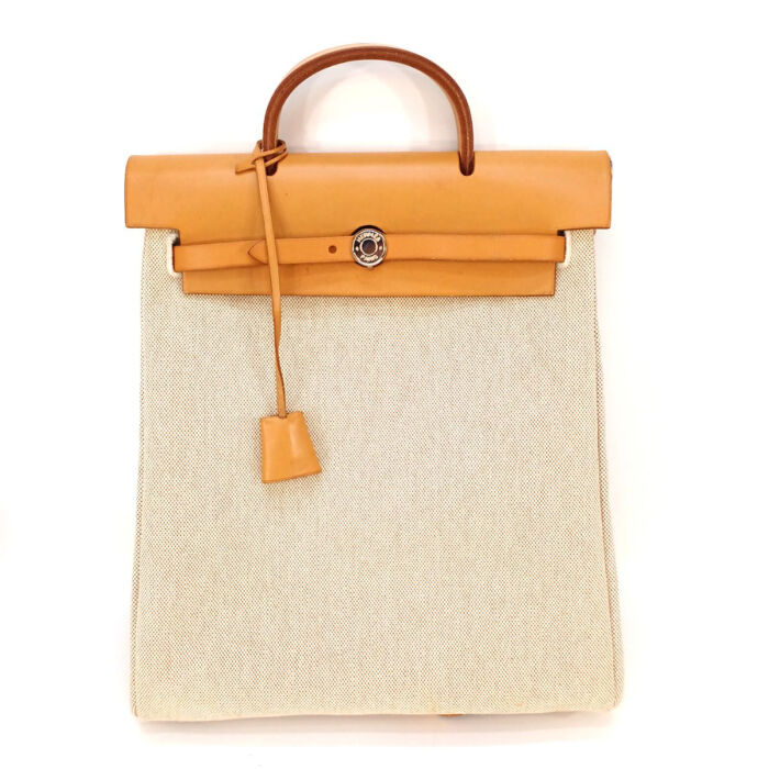 エルメス エールバッグ アド PM トワルアッシュ 2WAY ハンドバッグ リュックサック