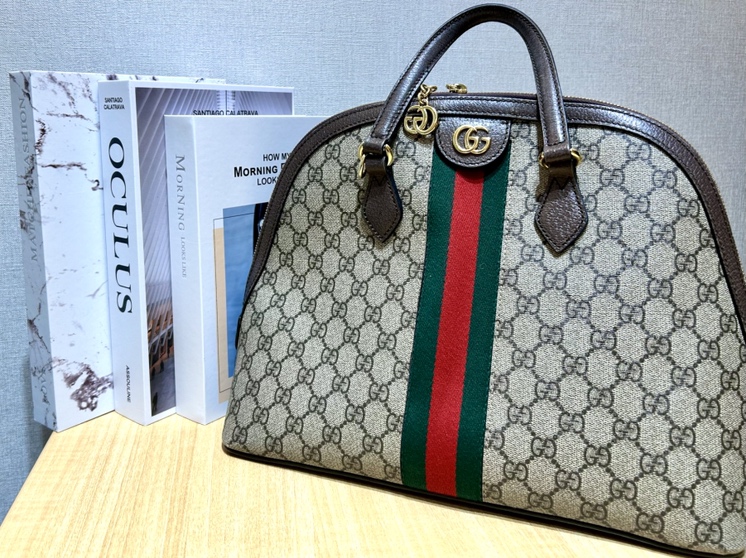 【極美品】オールドグッチ GGスプリーム ロゴ金具 ハンドバッグ グッチ GGスプリーム ハンドバッグ – キングラム