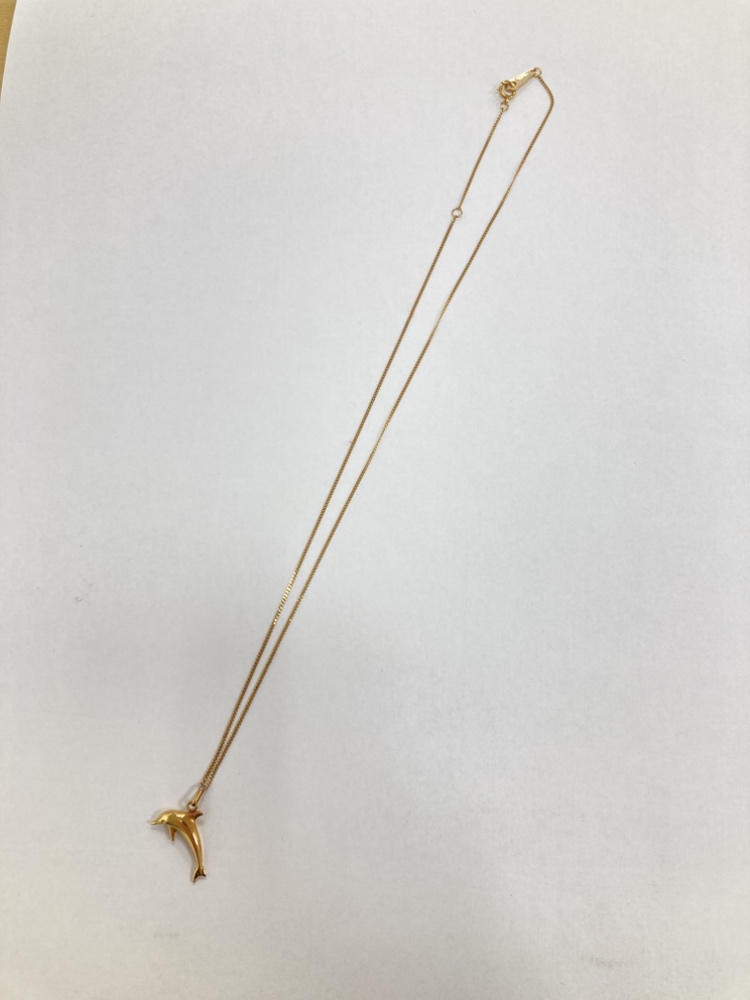 K18 ネックレス イルカ型 – キングラム