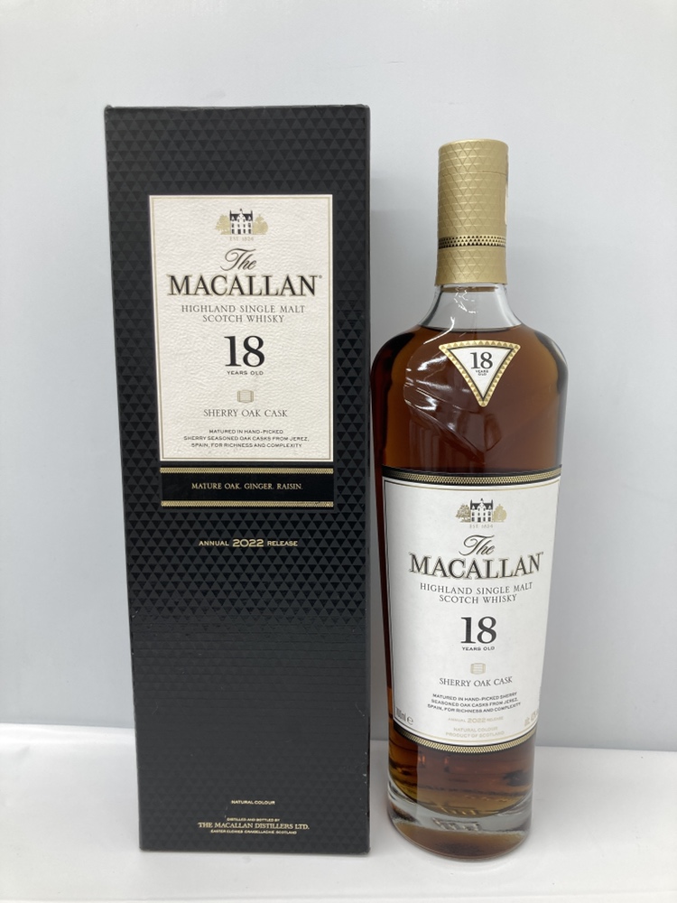値下げしました⭐︎マッカラン18年 シェリーオークカスク ザ マッカラン シェリーオークカスク 18年 700ml 43度 正規品