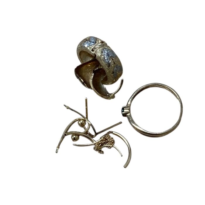 k18 4連リング ピアス k18 4連リング ピアス