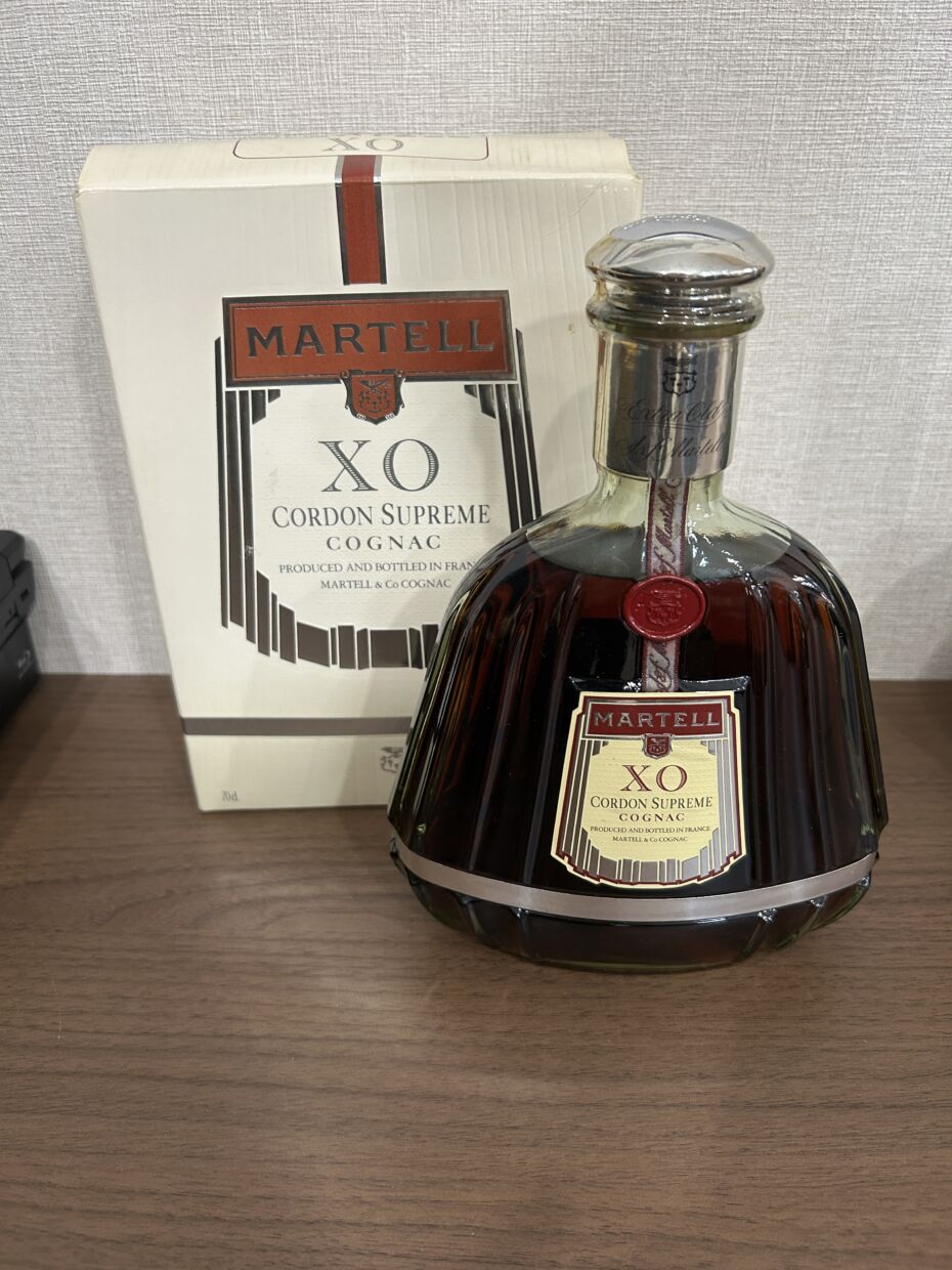 古酒 マーテル XO スプリーム 箱付き 古酒 マーテル コニャック XO スプリーム グリーンボトル 40