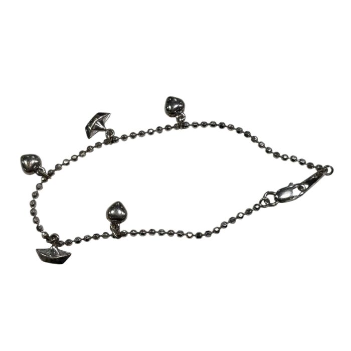 K14WG ハートブレスレット48,500円