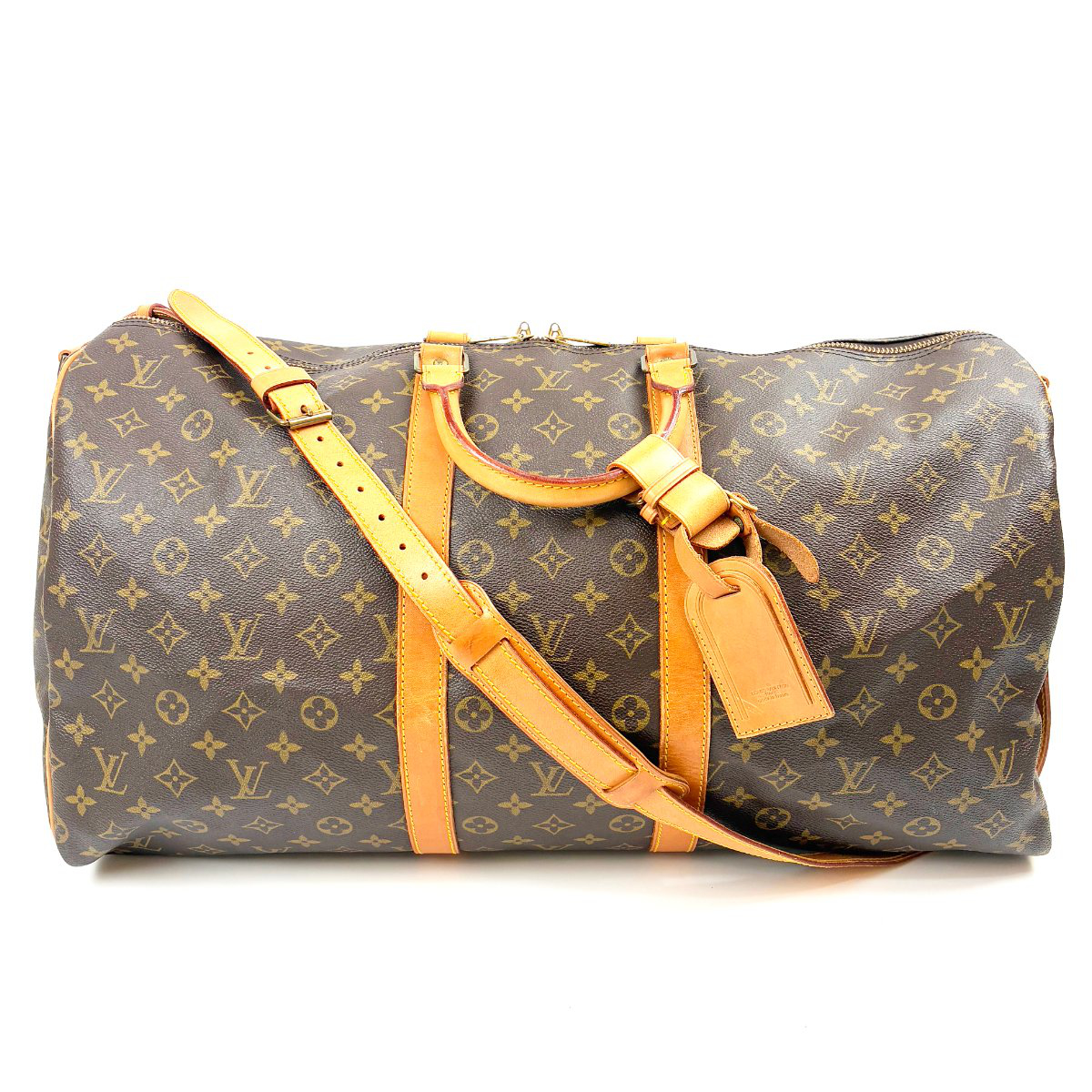 美品 ルイヴィトン PVC モノグラム 2way キーポル55 バンドリエール LV ルイヴィトン/モノグラム/キーポル・バンドリエール 55/M41414